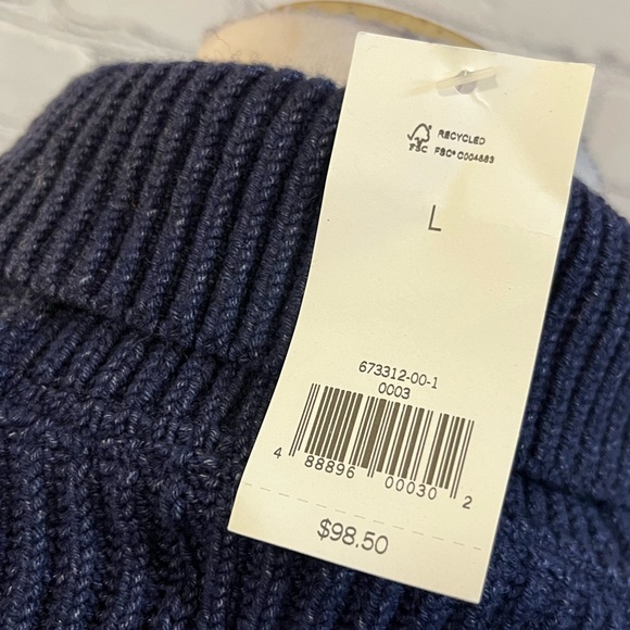 Banana Republic Deep Blue Cowl Neck Sweater - Picture 6 of 6